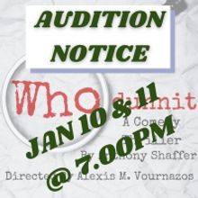 The Sherman Playhouse Holds Auditions for WHODUNNIT, January 10-11
