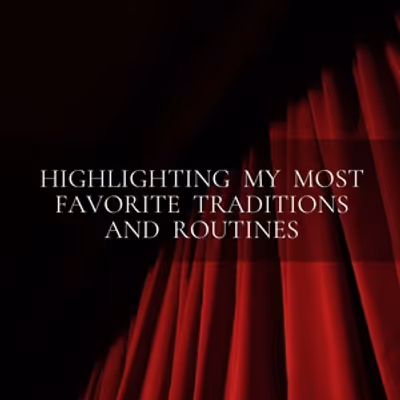 Student Blog: Theatrical Traiditons and Routines!