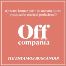 CASTING CALL: OFF abre castings para su nuevo musical BRUNO