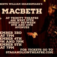 Stag & Lion's MACBETH Extension Opens Tonight