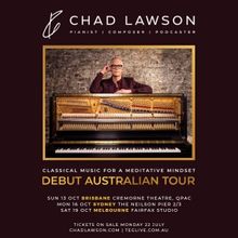 Pianist, Composer And Wellness Expert Chad Lawson Brings His Contemporary Approach To