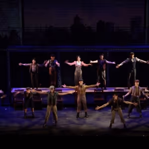 Video: 'King Of New York' from NEWSIES at Theatre Under The Stars