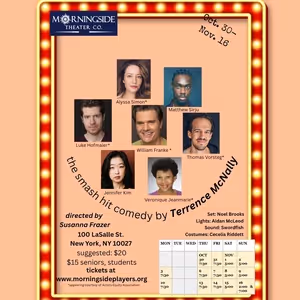 IT'S ONLY A PLAY By Terrence McNally to be Presented at Morningside Theater Co.