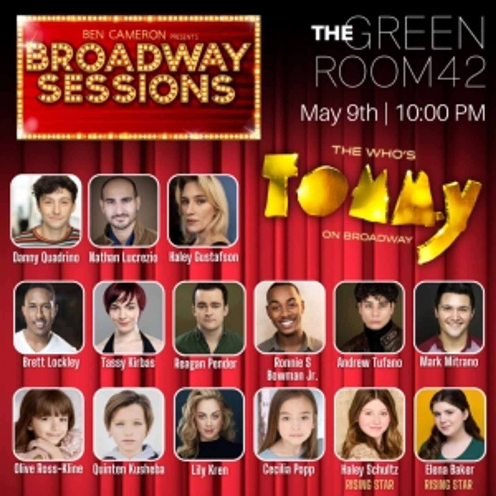 THE WHO'S TOMMY Cast Members Join The Next BROADWAY SESSIONS