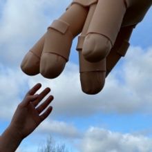 Five Metre-Tall Puppet Aura Comes To Crawley