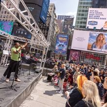 Andrew Rannells, Anika Larsen and More Join Earth Day Concert in Times Square