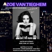 Zoë Van Tieghem Brings BORN AND RAISED Cabaret To Don't Tell Mama