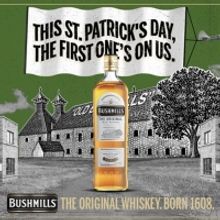 BUSHMILLS Irish Whiskey for St. Patrick's Day Celebrations