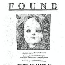 The Cell Theatre Presents FOUND in Association with Mason Holdings