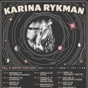 Karina Rykman Reveals More Headlining Tour Dates