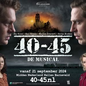 Feature: SOY KROON EN DORIAN BINDELS SPELEN BROERS IN 40-45, DE MUSICAL!