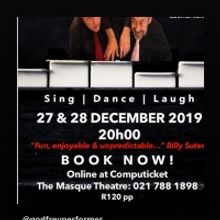 Godfrey Johnson and Nicholas McDiarmid in PIANOMANIA at The Masque Theatre, Muizenbur