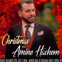 Lebanese-American Tenor Amine Hachem to Return to NYC With a New Holiday Concert in i