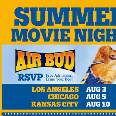 AIR BUD to Return to Theaters for Dog-Friendly Summer Screenings
