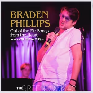 Braden Phillips' OUT OF THE PIT: SONGS FROM THE HEART To Feature Barrett Wilbert…