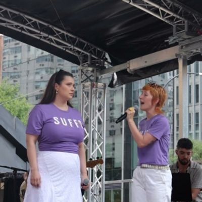 Video: Hawley Gould and Monica Tulia Ramirez Sing 'Show Them Who You Are' From SUFFS at The Public Theater Block Party