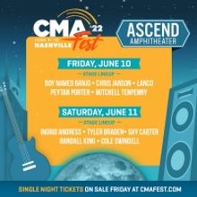 CMA Fest Reveals Lineup For Nighttime Concerts At Ascend Amphitheater