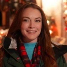 Photo: First Look at Lindsay Lohan & Chord Overstreet's Netflix Holiday Film