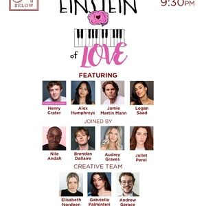 EINSTEIN OF LOVE Will Come to 54 Below in May