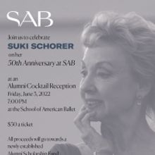 SAB Alumni Cocktail Party To Celebrate 50 Years Of Suki Schorer, June 3