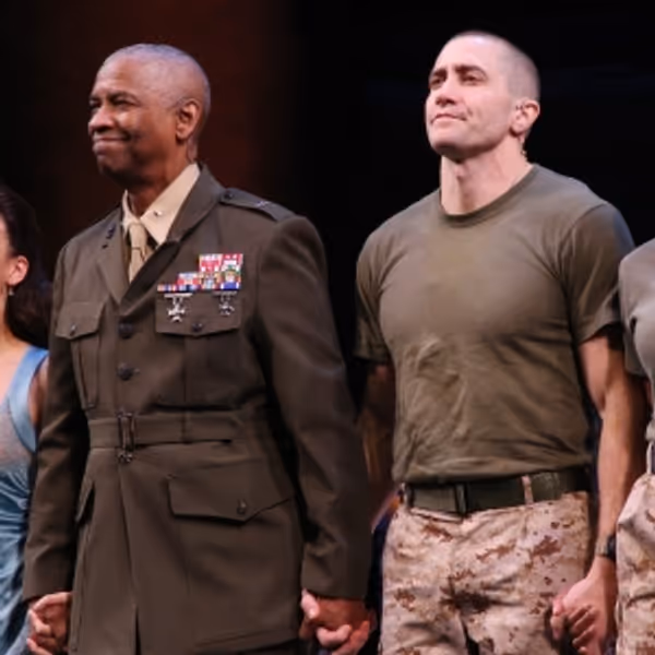 Photos: Denzel Washington and Jake Gyllenhaal at OTHELLO Opening Night Curtain Call Photo