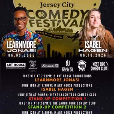 2026 JERSEY CITY COMEDY FESTIVAL Lineup Unveiled