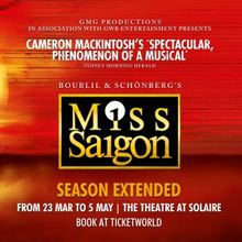 MISS SAIGON in Manila Extends Till May 5, 2024