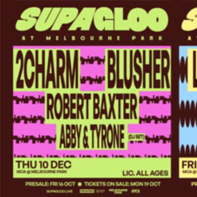 SUPAGLOO to Launch as All-Ages Concert Series at Melbourne Park