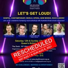 Melbourne International Singers Festival Rescheduled To August 2021