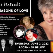Sue Matsuki Will Make Feinstein's/54 Below Debut In 38 SEASONS OF LOVE