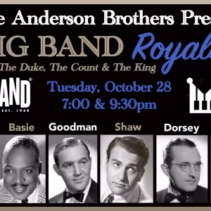 The Anderson Brothers Bring BIG BAND ROYALTY to Birdland Jazz Club