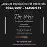BISEXUAL SADNESS, THE WEIR & More Set for Jarrott Productions' 12th Season