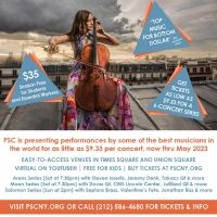 Peoples' Symphony Concerts Announces 2022-23 Season, In-Person & Virtual Interview