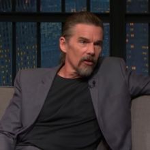 VIDEO: Ethan Hawke Gushes About His Daughter Maya on LATE NIGHT WITH SETH MEYERS