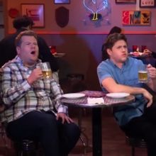 VIDEO: Niall Horan & James Corden Take On HOT Wings