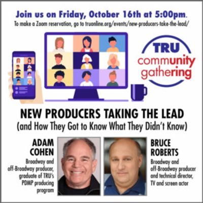 Theater Resources Unlimited to Host New Producers Panel