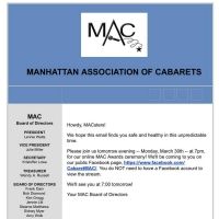 BWW Feature: MAC AWARD RECIPIENTS ANNOUNCED On Facebook Live