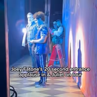 Video: Joey Fatone Earns 20-Second Ovation On First Entrance In & JULIET National… Video