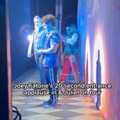 Video: Joey Fatone Earns 20-Second Ovation On First Entrance In & JULIET National Tour