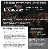 Feature: PASSPORT TO BROADWAY Opens Enrollment for Summer 2026 Course