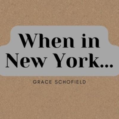 Student Blog: When in New York