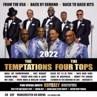 The Temptations and the Four Tops Plus Special Guests Odyssey Announce Rescheduled…