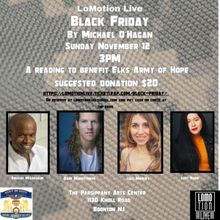 BLACK FRIDAY Reading to Benefit Elks Army of Hope in November