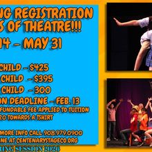 Centenary Stage Company Opens Registration for 2026 Young Performers Workshop