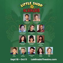 Full Cast Set for LITTLE SHOP OF HORRORS at La Mirada Theatre