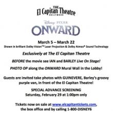 El Capitan Theatre Presents Disney And Pixar's ONWARD March 5-22