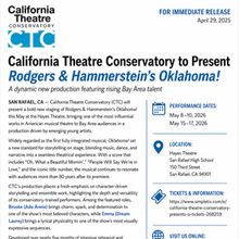 California Theatre Conservatory Will Present OKLAHOMA! in San Rafael