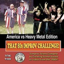 THAT 80S IMPROV CHALLENGE is Coming to Young Ethels in Brooklyn
