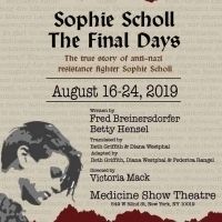 SOPHIE SCHOLL - THE FINAL DAYS to Open In NYC This August