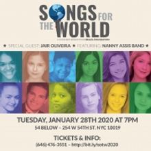 Feinstein's/54 Below to Present SONGS FOR THE WORLD January 28